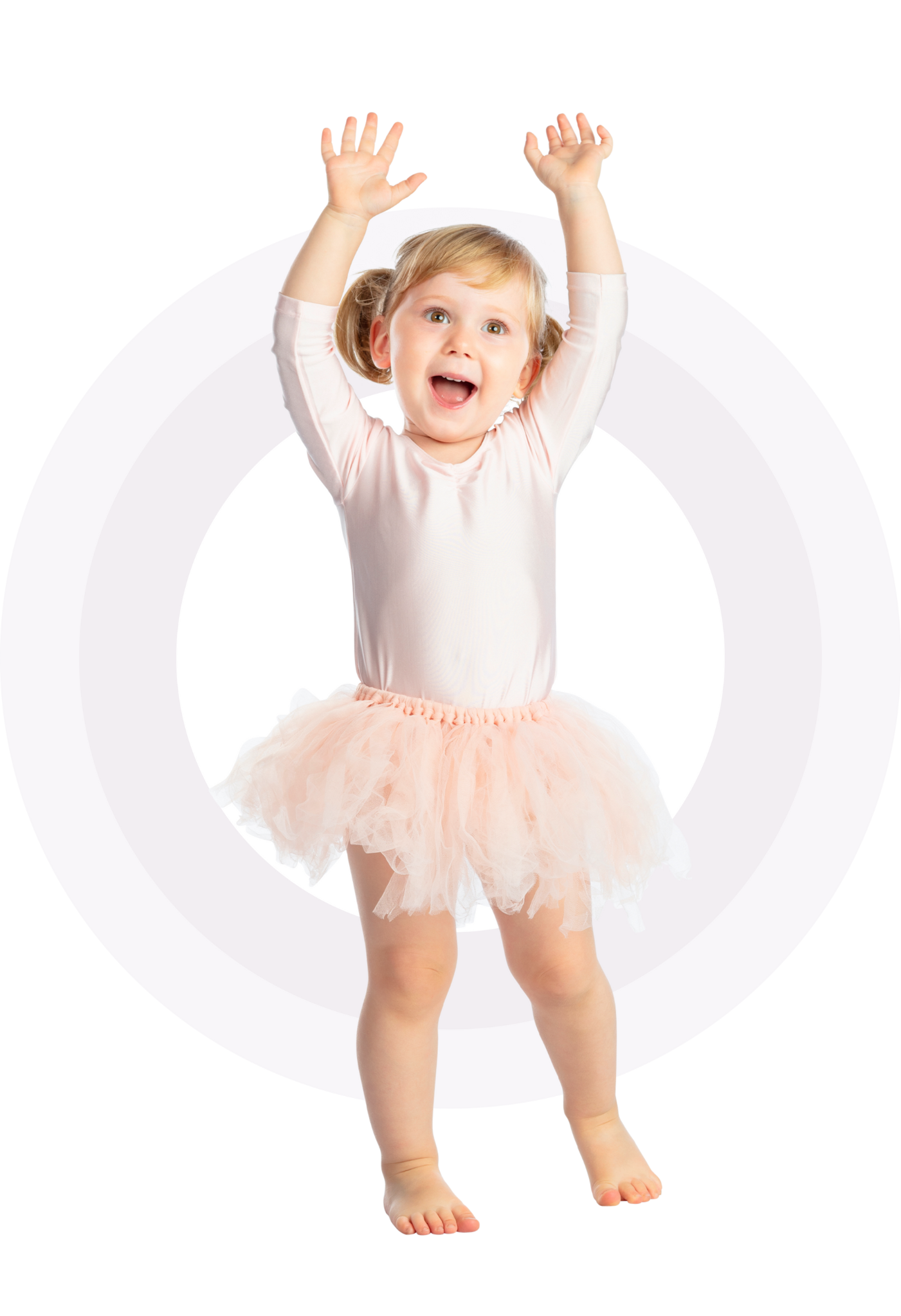Children in creative dance class with props